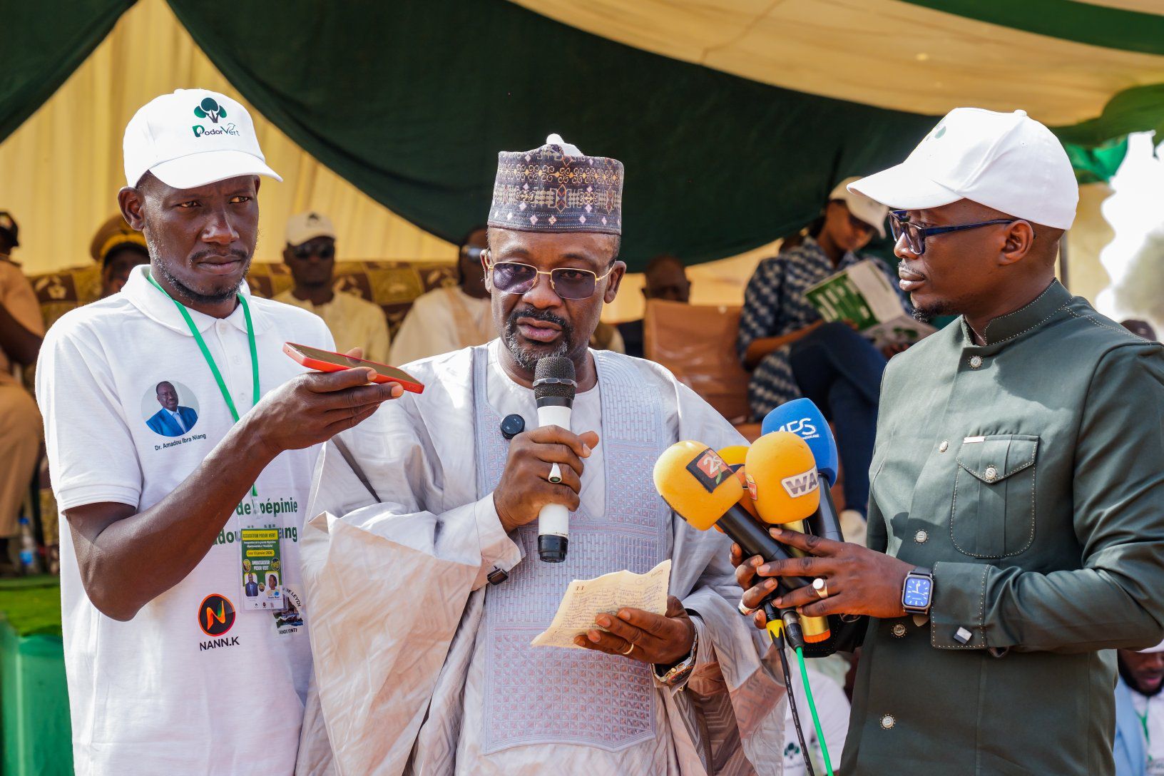 Podor-Sénégal : inauguration d’une pépinière d’une capacité de 500 000 plants à Thioubalel Lao, un engagement salué par le Secrétaire exécutif de l’APGMV.